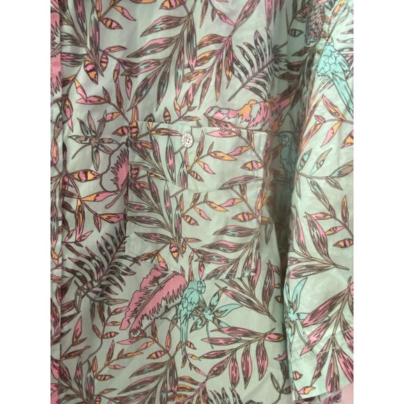Free Planet Men's 3XL Multi-Colored Short Sleeve Tropical Hawaiian Cotton Shirt - Picture 7 of 7